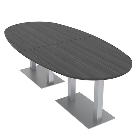 Skutchi Designs 45 in W, 96 in L, 29 in H, Engineered Wood Top, Grey HAR-BOVL-46X92-DOU-ASIANNIGHT